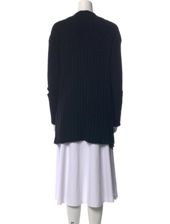 Valentino Virgin Wool Open Front Sweater