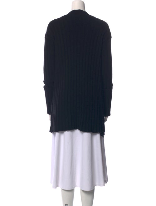 Valentino Virgin Wool Open Front Sweater