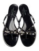 Valentino Rockstud Accents Rubber Slides