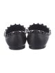 Valentino Rockstud Accents Leather Ballet Flats