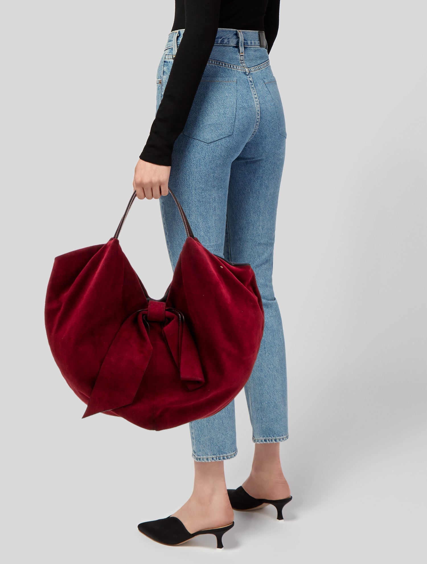 Valentino Suede Hobo