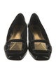Valentino Rockstud Accents Patent Leather Flats