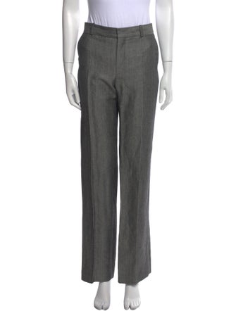 Valentino Linen Straight Leg Pants