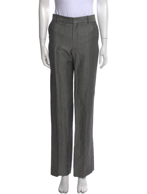 Valentino Linen Straight Leg Pants