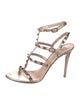 Valentino Rockstud Accents Leather Gladiator Sandals