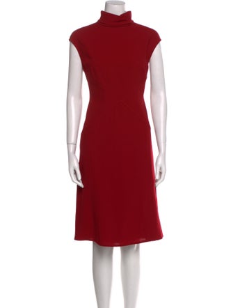 Valentino Virgin Wool Knee-Length Dress