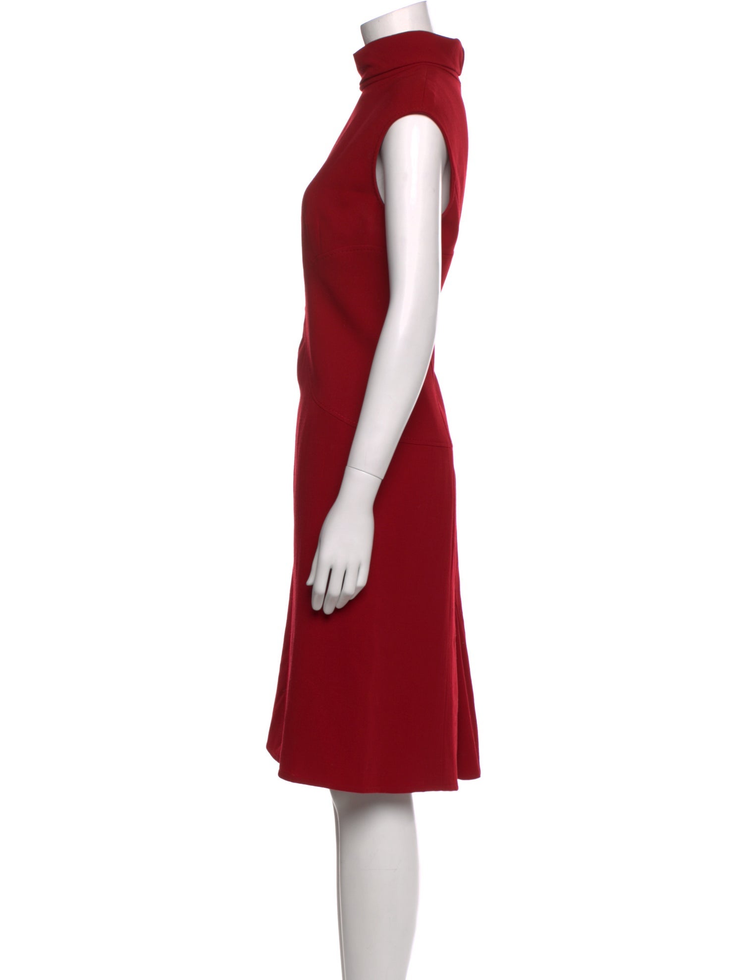 Valentino Virgin Wool Knee-Length Dress