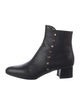 Valentino Rockstud Accents Leather Chelsea Boots