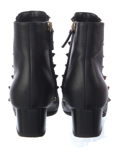 Valentino Rockstud Accents Leather Chelsea Boots