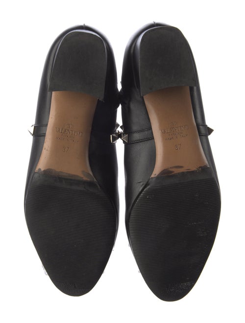 Valentino Rockstud Accents Leather Chelsea Boots