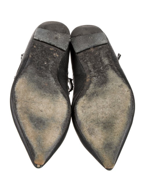 Valentino Rockstud Accents Leather Ballet Flats