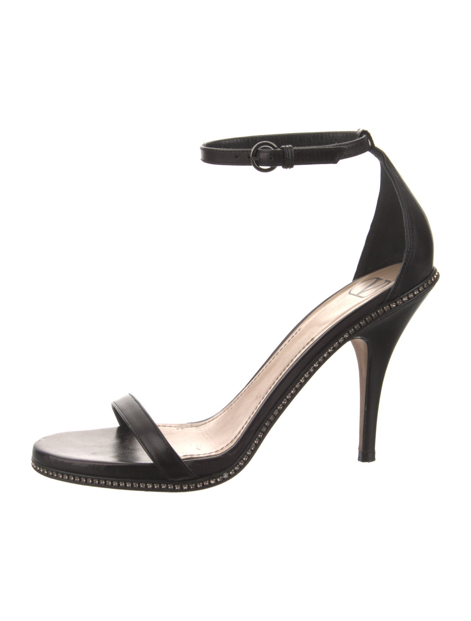 Valentino Rockstud Accents Leather Sandals