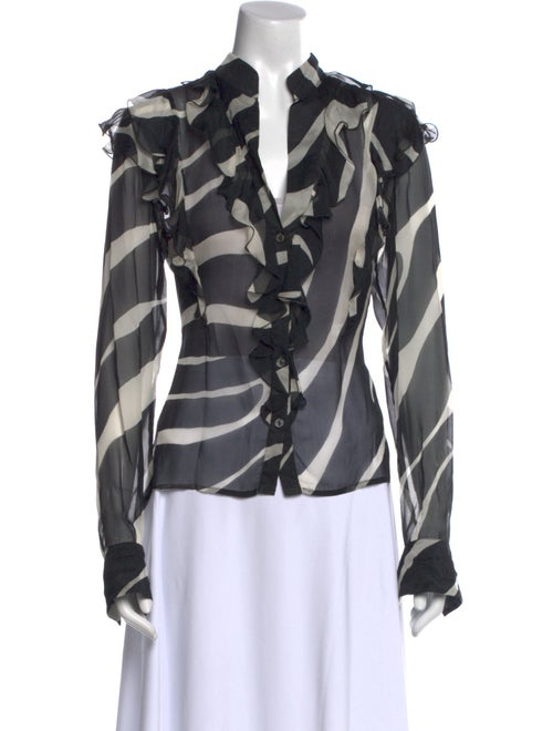 Valentino Silk Printed Blouse