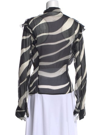 Valentino Silk Printed Blouse