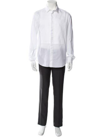 Valentino Long Sleeve Tuxedo Shirt