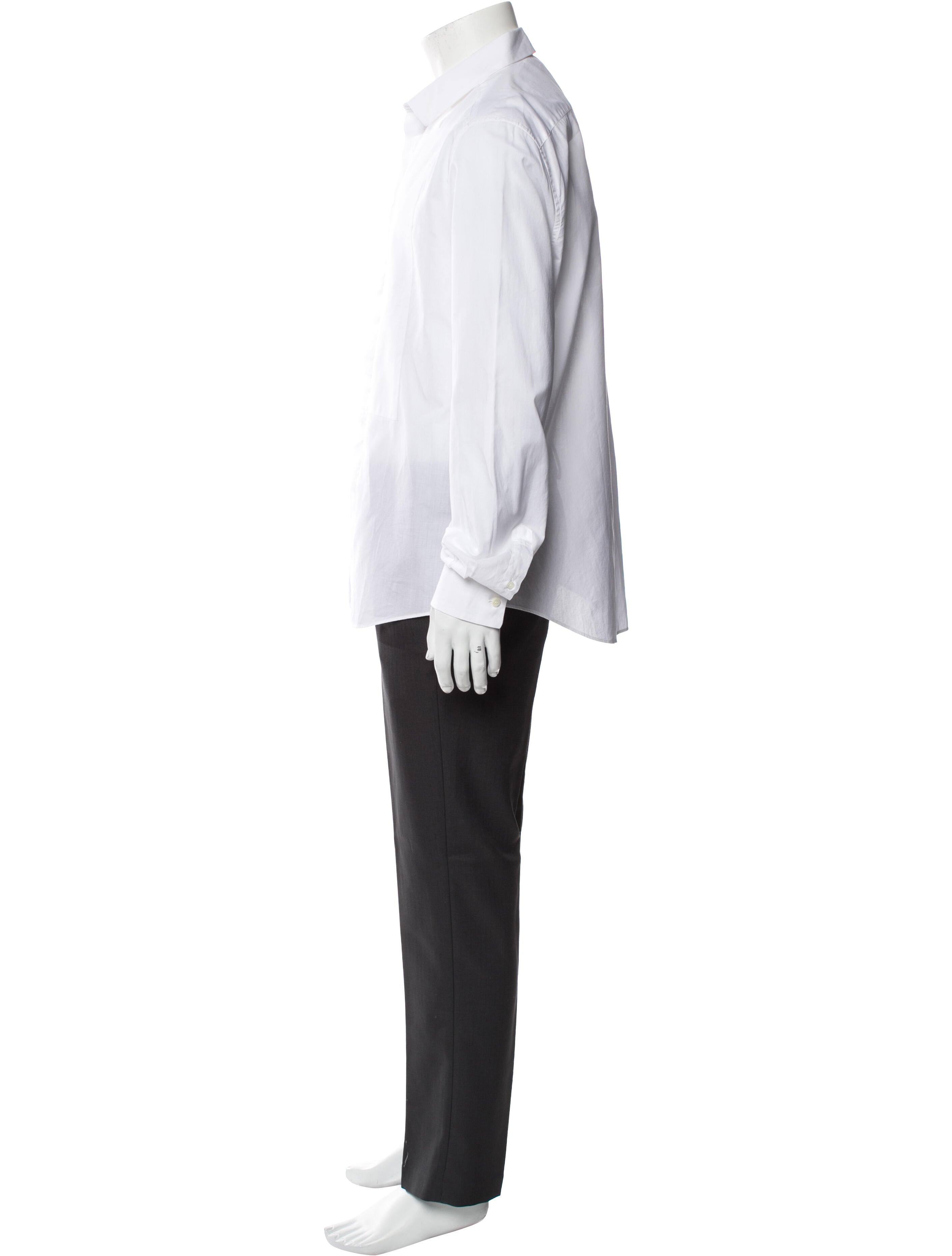 Valentino Long Sleeve Tuxedo Shirt