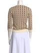 Valentino Virgin Wool Printed Sweater