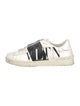 Valentino Rockstud Accents Leather Sneakers
