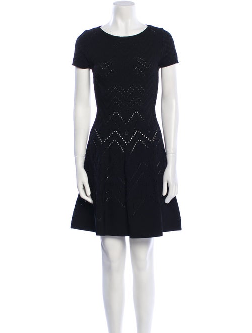 Valentino Crew Neck Mini Dress