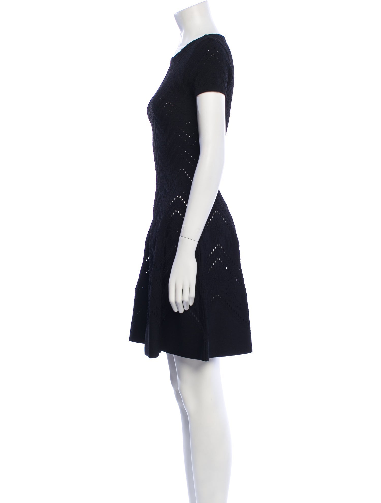 Valentino Crew Neck Mini Dress