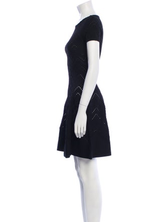 Valentino Crew Neck Mini Dress