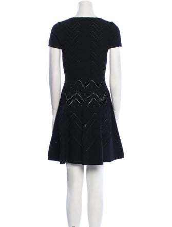Valentino Crew Neck Mini Dress
