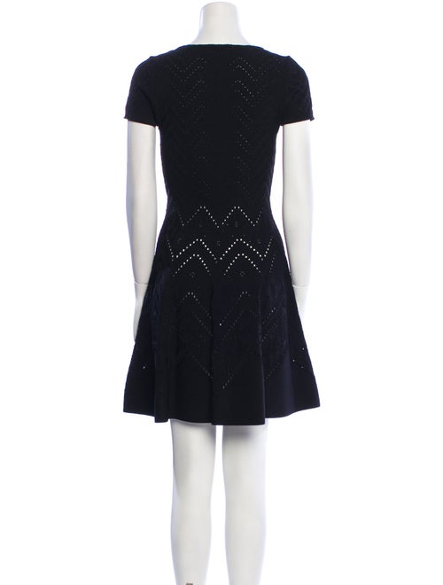 Valentino Crew Neck Mini Dress