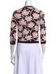 Valentino Floral Print Crew Neck Sweater