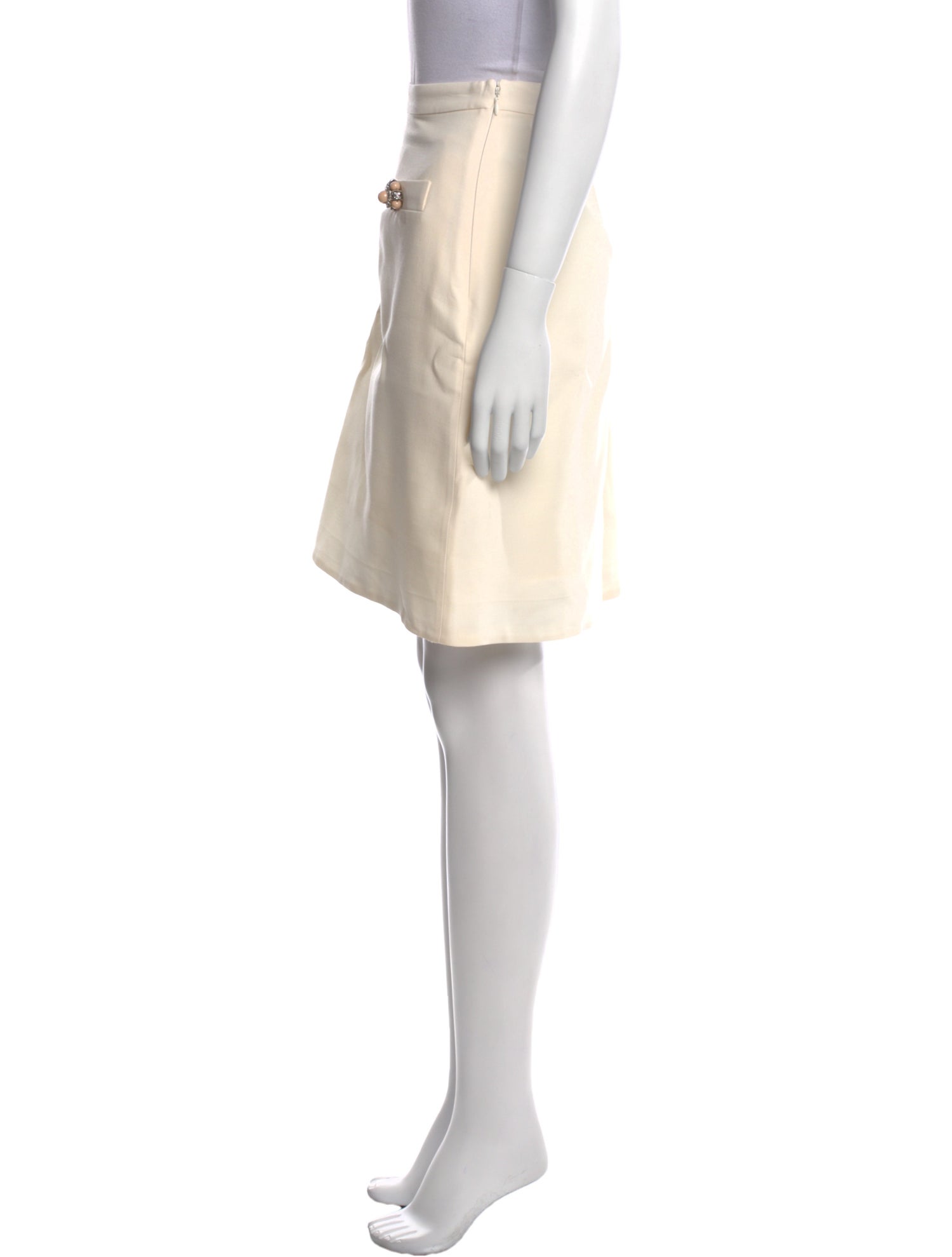 Valentino Virgin Wool Knee-Length Skirt