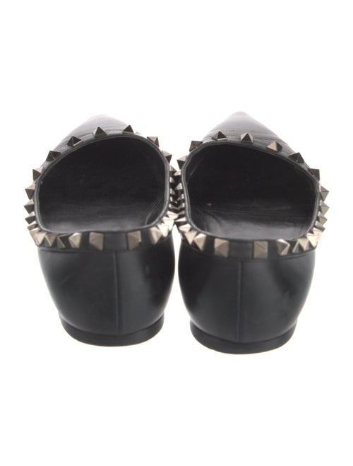 Valentino Rockstud Accents Leather Ballet Flats