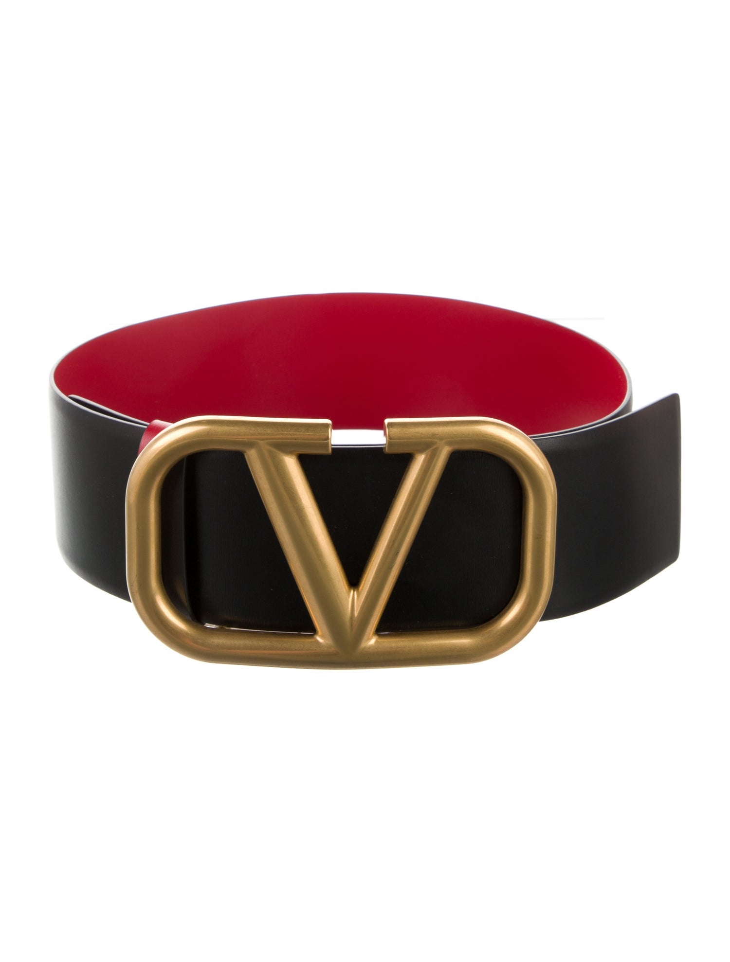 Valentino Wide Leather Belt