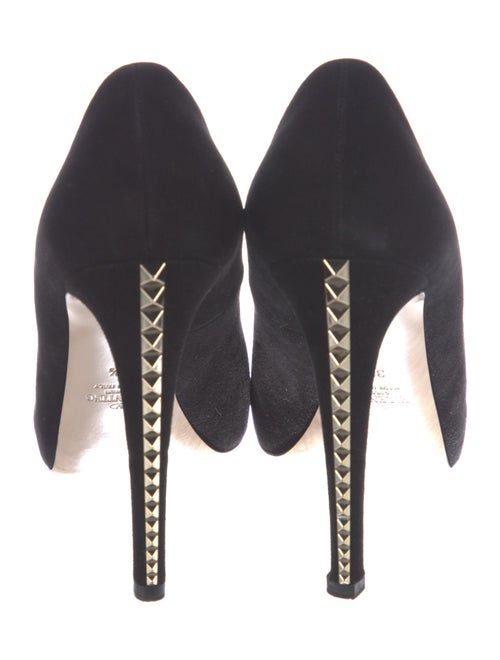 Valentino Rockstud Accents Suede Pumps
