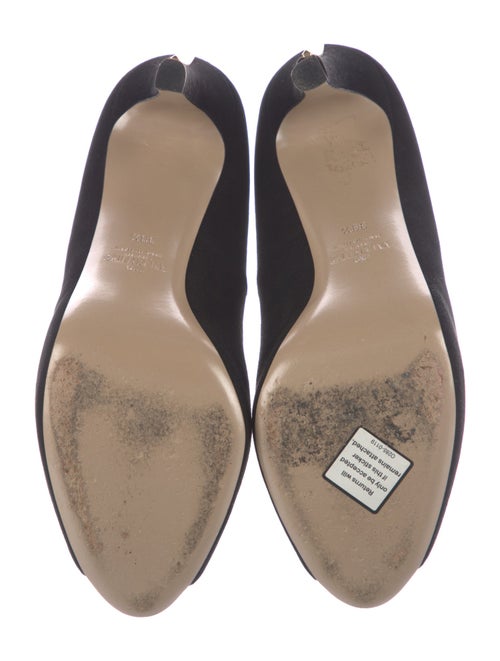Valentino Rockstud Accents Suede Pumps