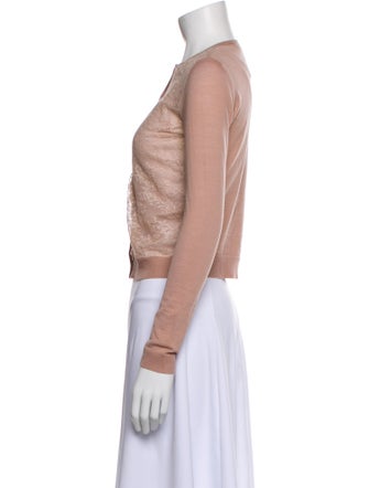 Valentino Wool Crew Neck Crop Top