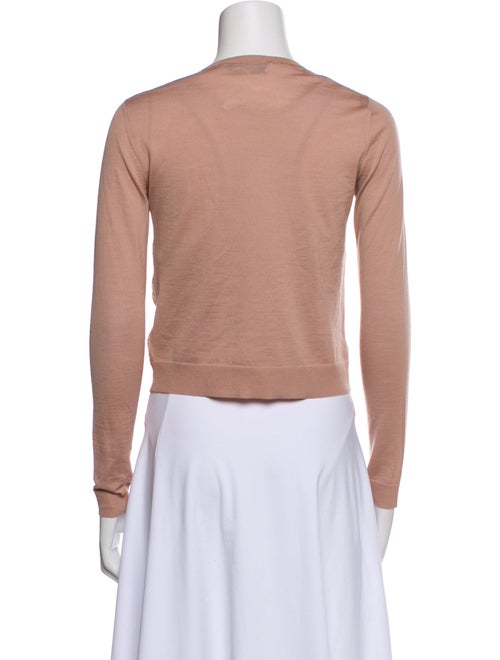 Valentino Wool Crew Neck Crop Top