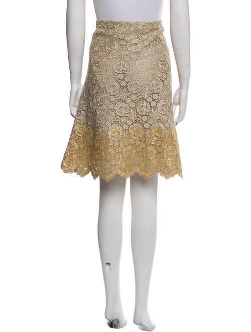 Valentino Lace Knee-Length Skirt