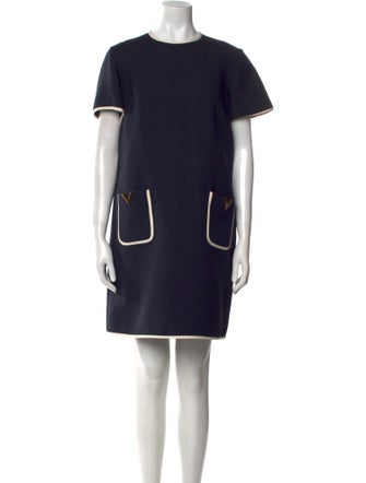 Valentino Virgin Wool Mini Dress
