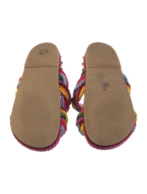 Valentino Rockstud Accents Studded Accents Slides