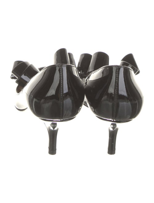Valentino Patent Leather Bow Accents Pumps