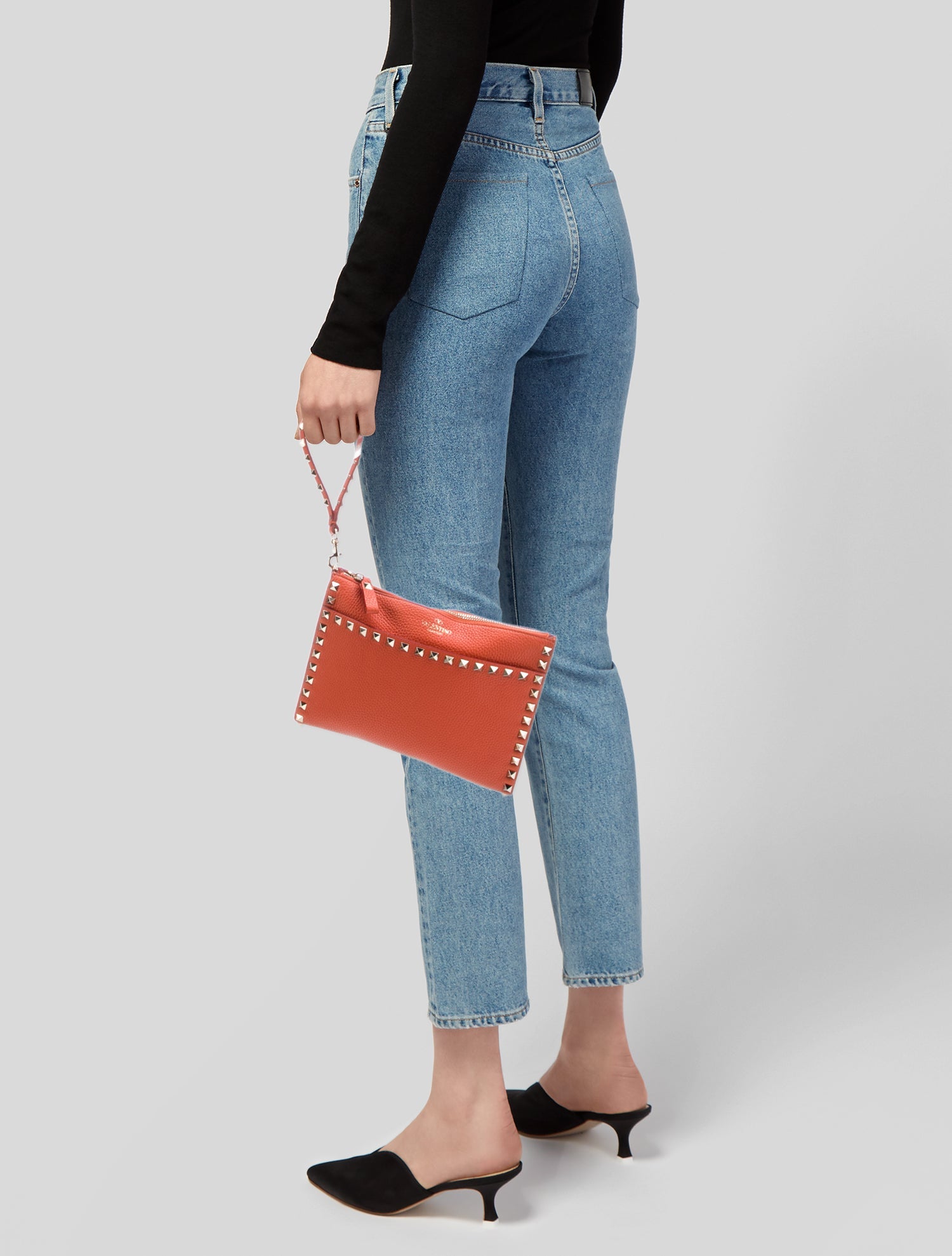 Valentino Rockstud Clutch