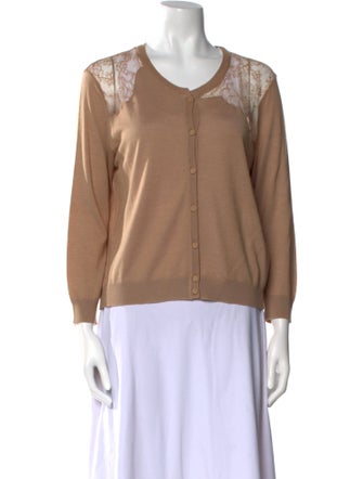 Valentino Virgin Wool Scoop Neck Sweater