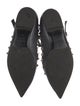 Valentino Rockstud Accents Leather Ballet Flats