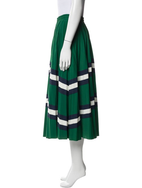 Valentino Striped Midi Length Skirt