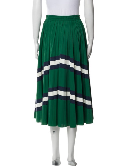Valentino Striped Midi Length Skirt