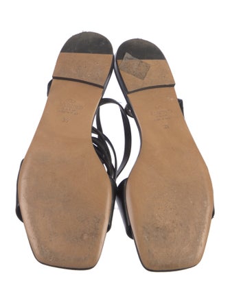 Valentino Rockstud Accents Leather Gladiator Sandals