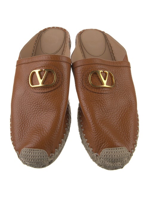 Valentino Leather Espadrilles