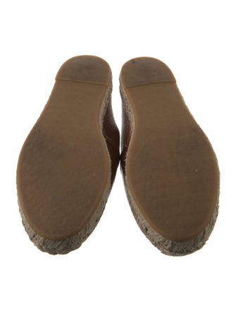 Valentino Leather Espadrilles