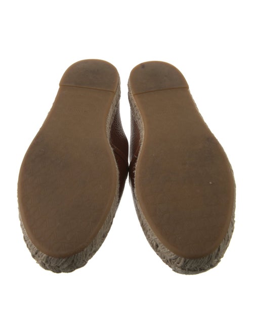 Valentino Leather Espadrilles