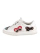 Valentino Rockstud Accents Leather Sneakers