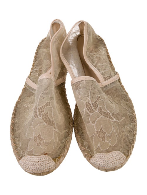 Valentino Lace Lace Pattern Espadrilles